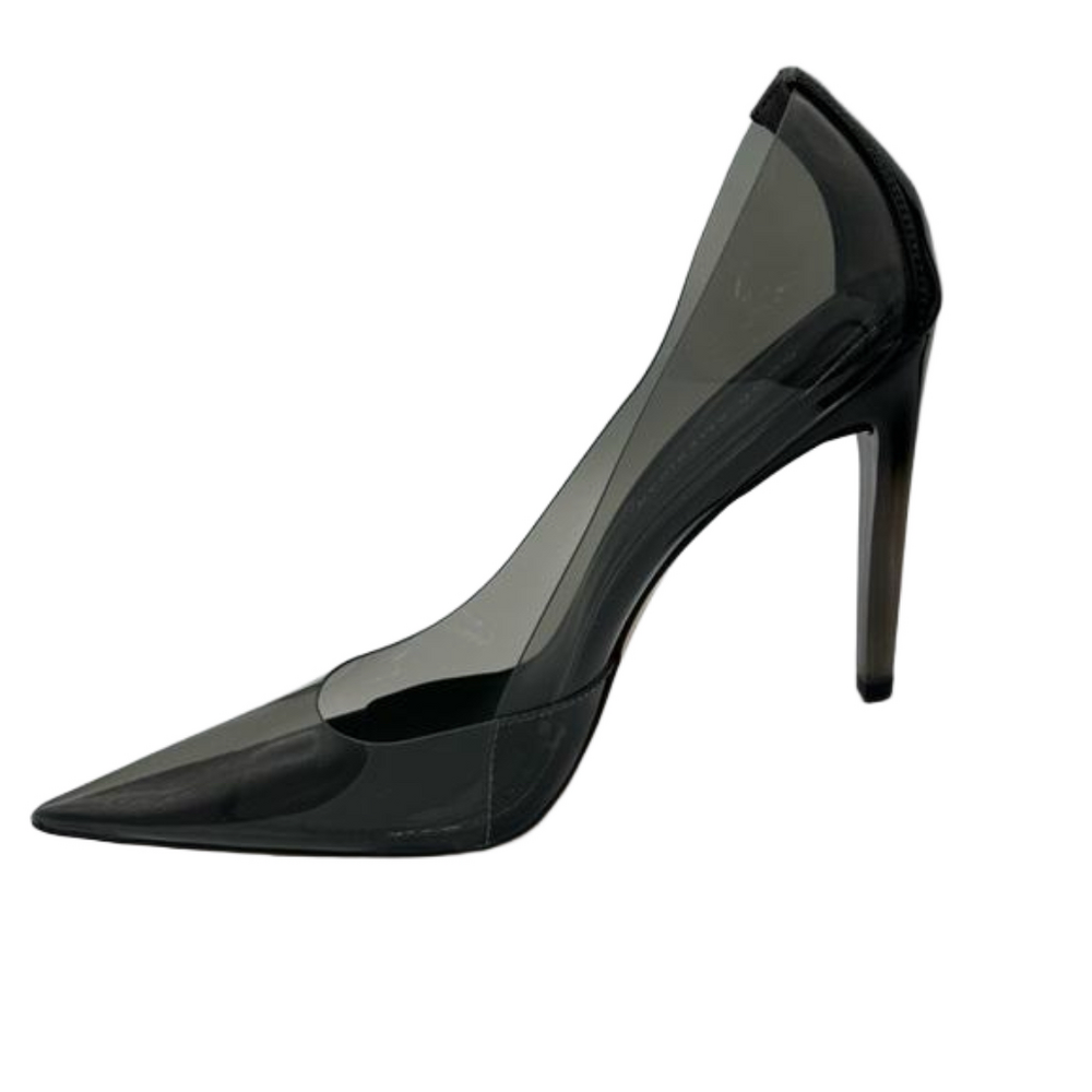 GOOD AMERICAN Cinderella Stiletto heels women’s size 12 color: smoke NIB